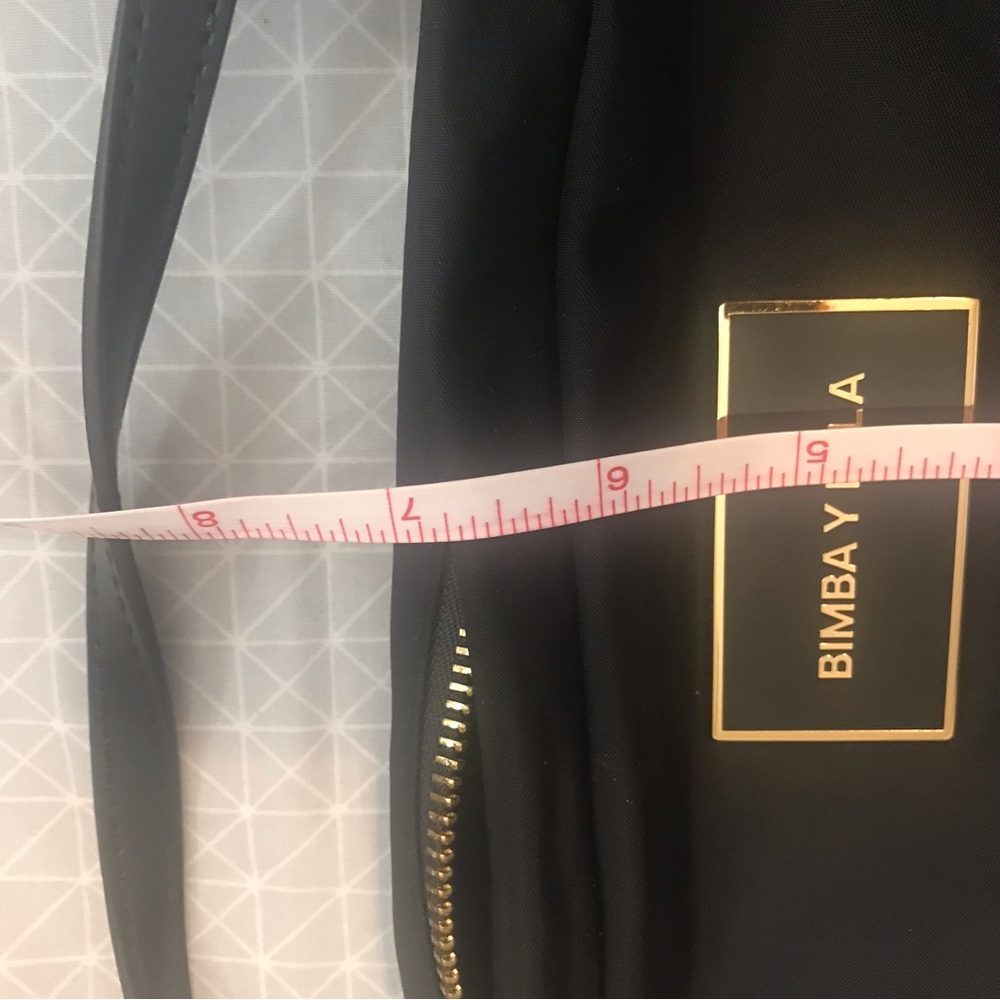 Bimba y Lola Black Nylon & Leather Crossbody Bag - Picture 10 of 12